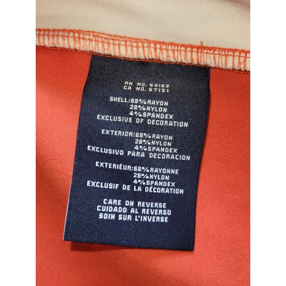 Tommy Hilfiger Jacket, Small, Orange and White - Picture 9 of 14
